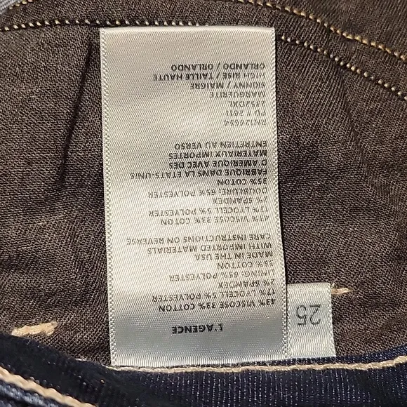 ❤ NWOT! L'AGENCE HIGH RISE MARGUERITE SKINNY JEANS, 0 (25)