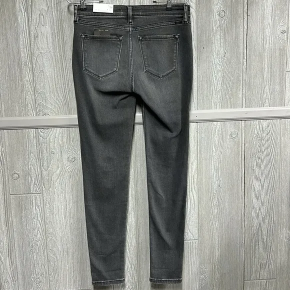 5/26 KanCan Dark Gray Distressed Skinny Jeans NWT