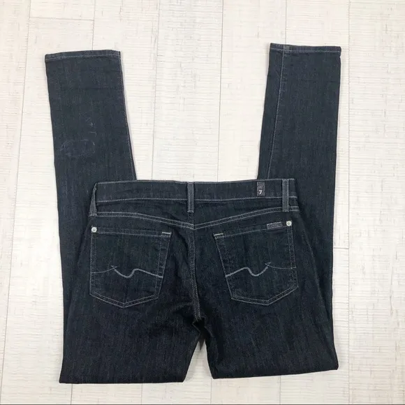 7 For All Mankind Jeans Roxanne Skinny Denim 28