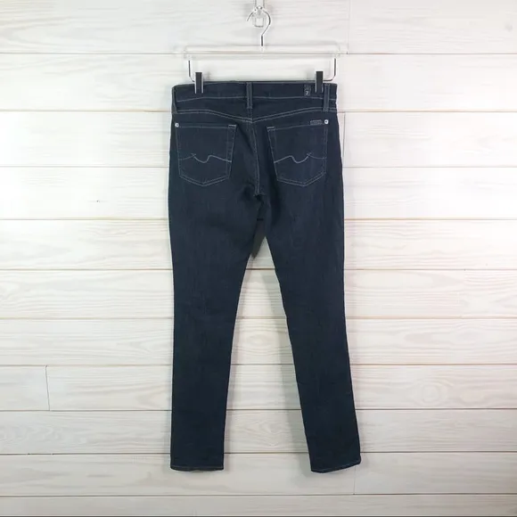 7 For All Mankind Jeans Roxanne Skinny Denim 28