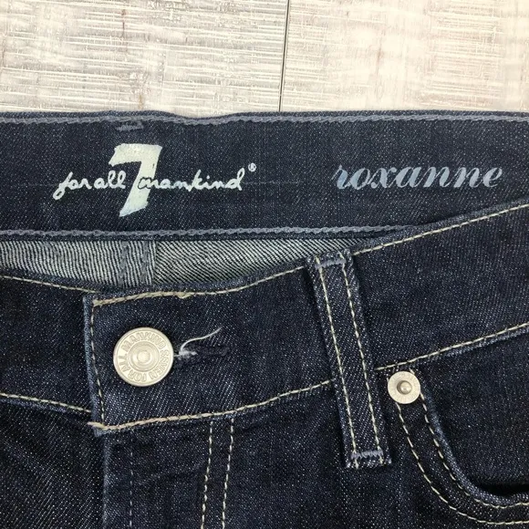 7 For All Mankind Jeans Roxanne Skinny Denim 28