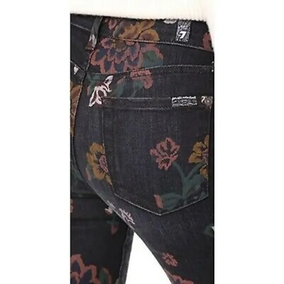 7 For All Mankind Roxanne Skinny Ankle Jeans | 7FAMK Denim | Raw Hem |EUC