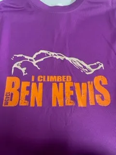 Adult "I Climbed Ben Nevis" Trek T-Shirt