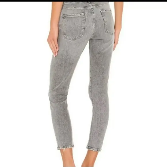 Agolde Feel Good Skinny Leg Jeans in Graystone Size 26