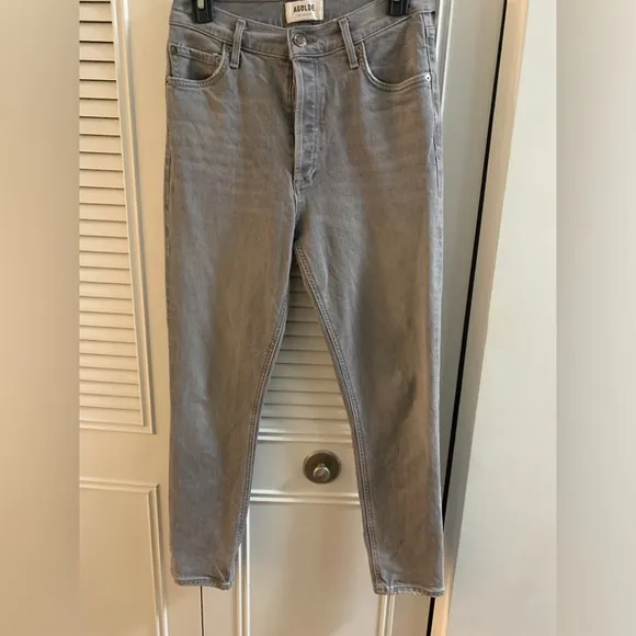 Agolde Feel Good Skinny Leg Jeans in Graystone Size 26