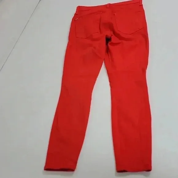 Alice and  Olivia High-Rise Ankle Skinny Jeans in Paprika