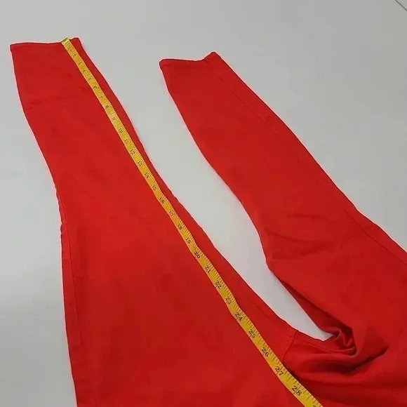 Alice and  Olivia High-Rise Ankle Skinny Jeans in Paprika