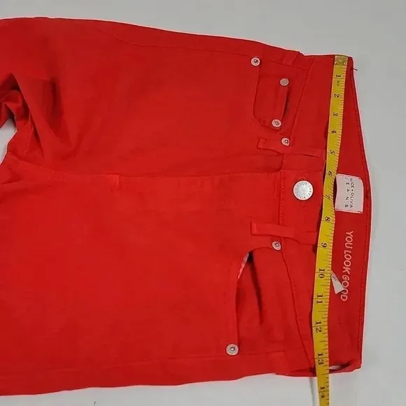 Alice and  Olivia High-Rise Ankle Skinny Jeans in Paprika