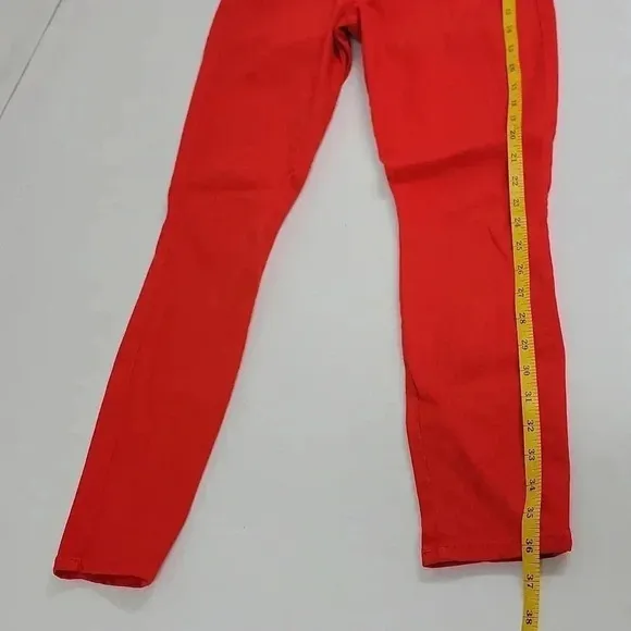 Alice and  Olivia High-Rise Ankle Skinny Jeans in Paprika