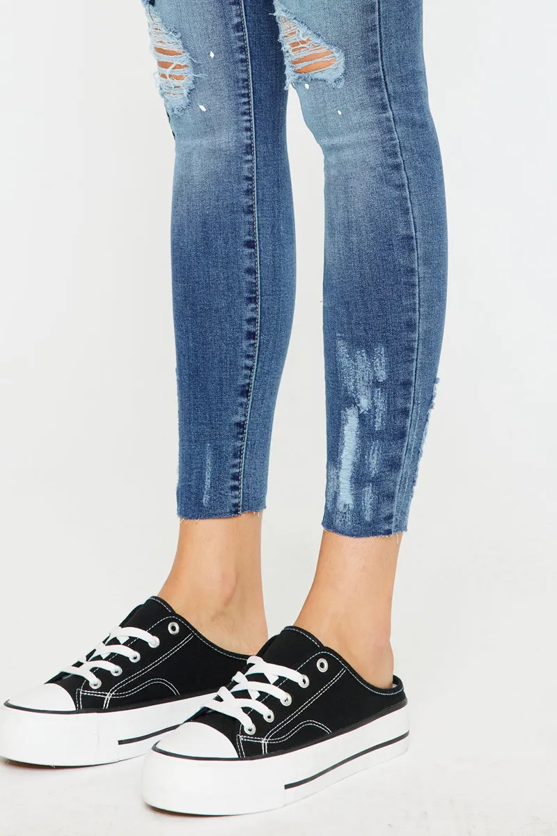 Allyson Mid Rise Super Skinny