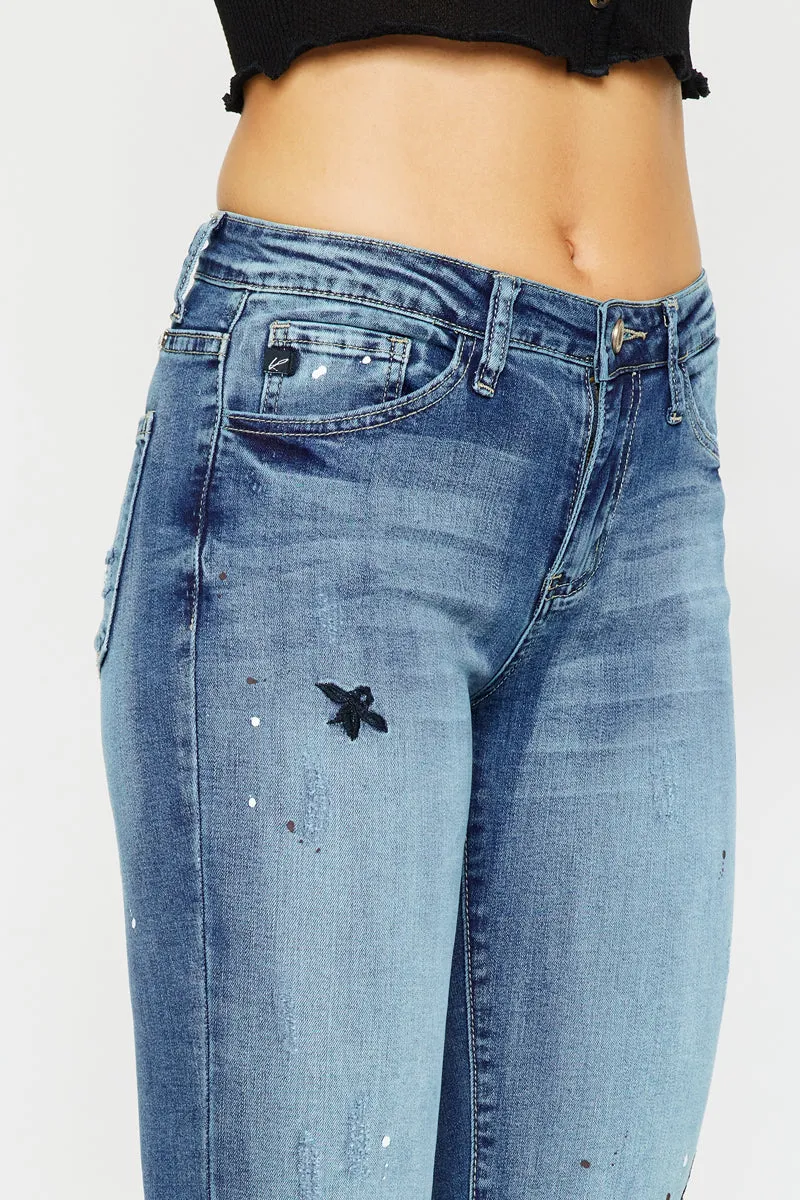 Allyson Mid Rise Super Skinny