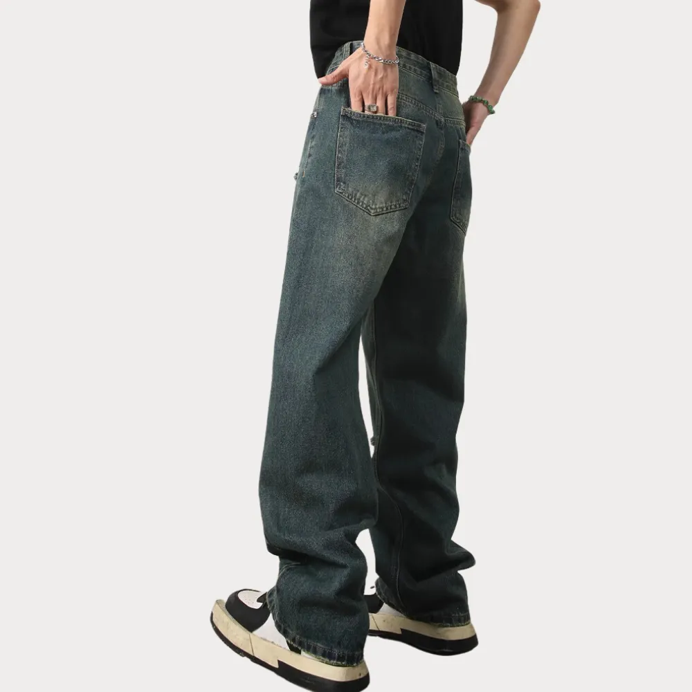 American Vintage Loose Ripped Jeans