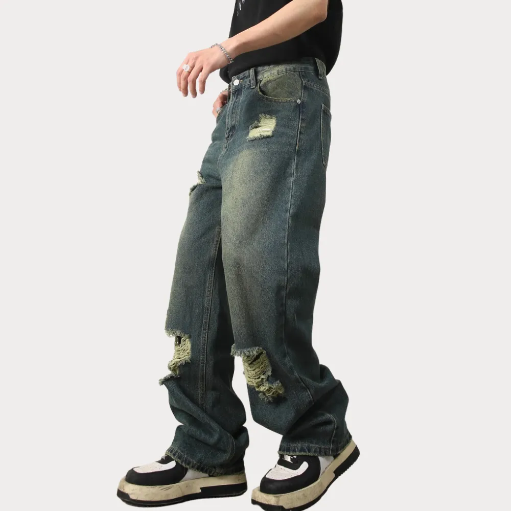 American Vintage Loose Ripped Jeans