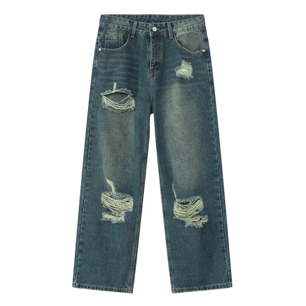 American Vintage Loose Ripped Jeans