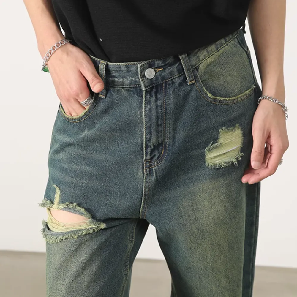 American Vintage Loose Ripped Jeans