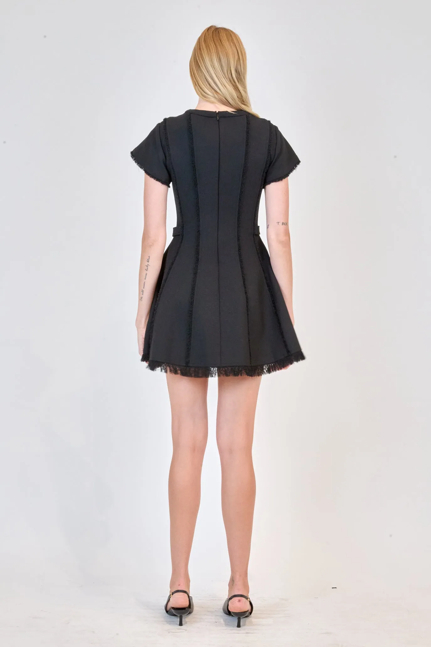 Anielle Mini Dress in Black