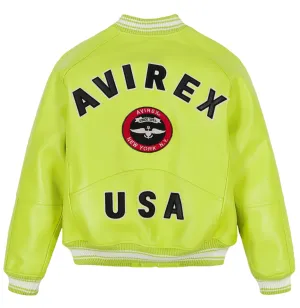 Avirex STADIUM JACKET (LIMEADE)