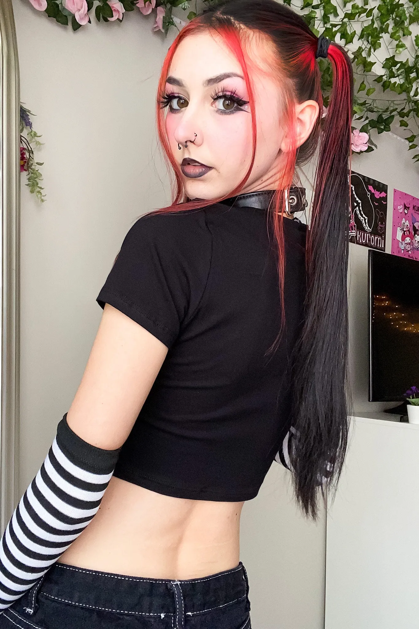 Baby Goth Crop Tee