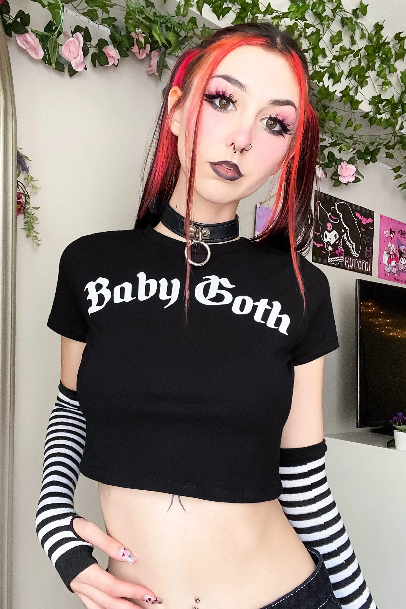 Baby Goth Crop Tee