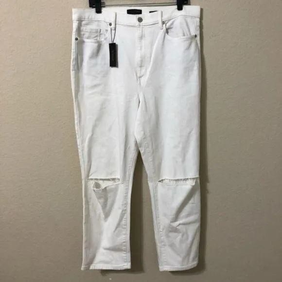 Banana Republic Jeans High Rise Straight Distress