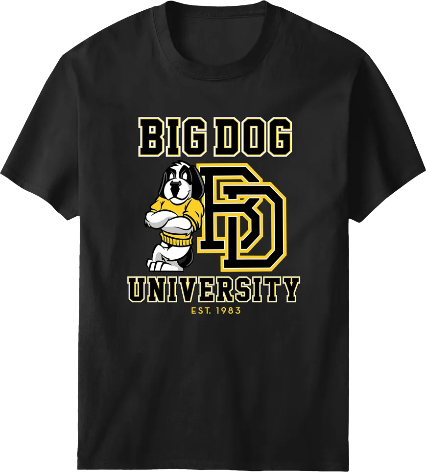 Bd University Black Gold T-shirt