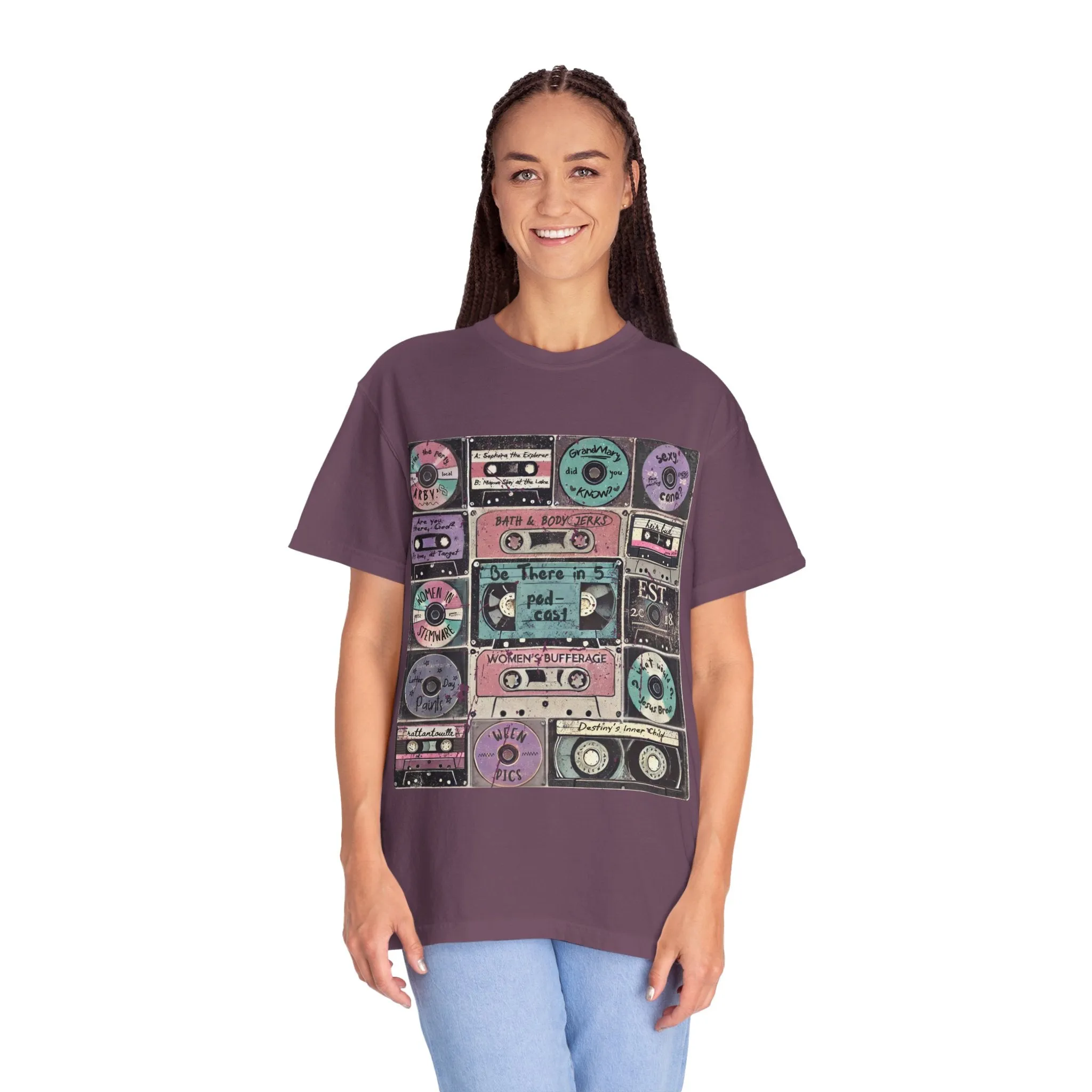 Be There in Five Episode Titles Mixtape Unisex Garment-Dyed T-shirt