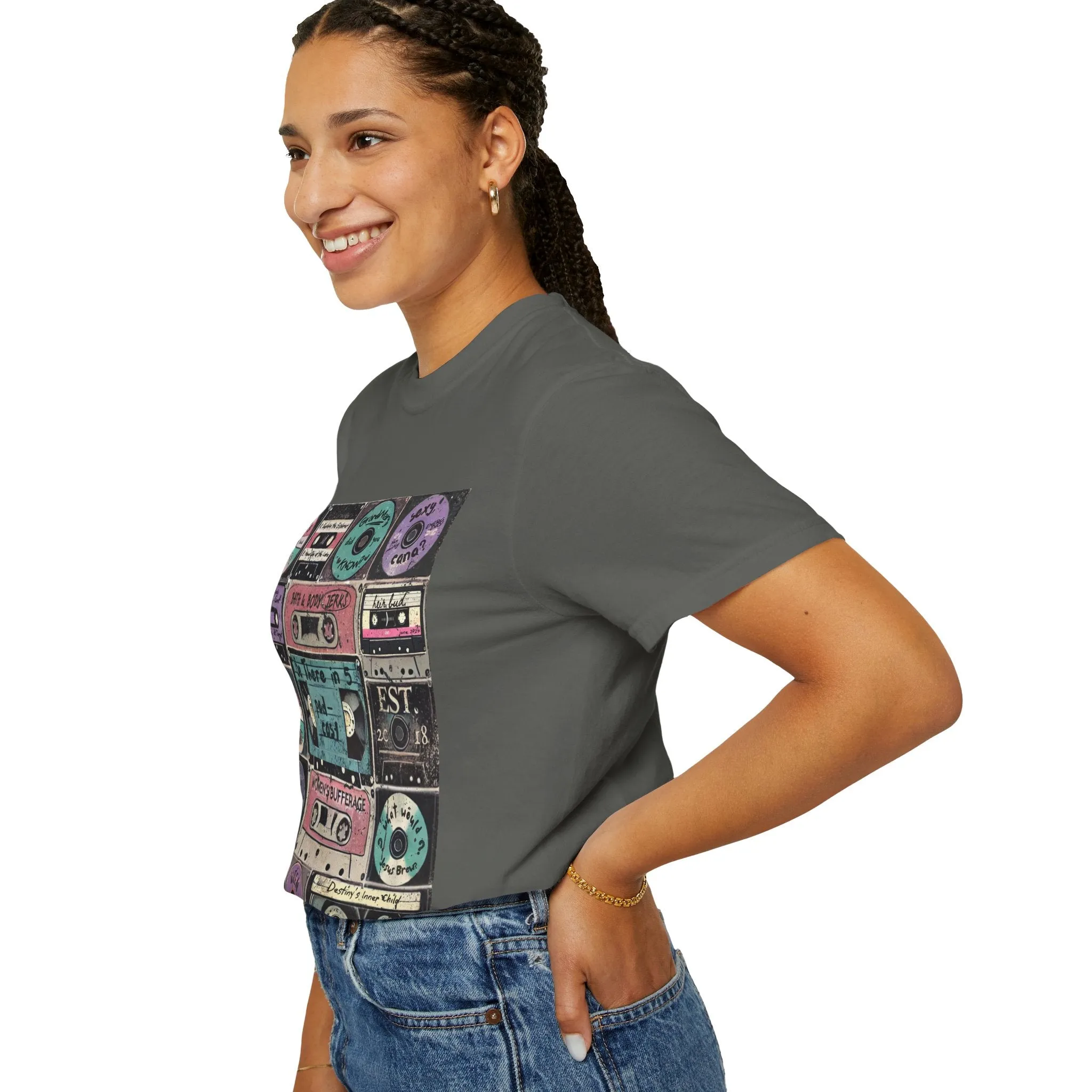 Be There in Five Episode Titles Mixtape Unisex Garment-Dyed T-shirt