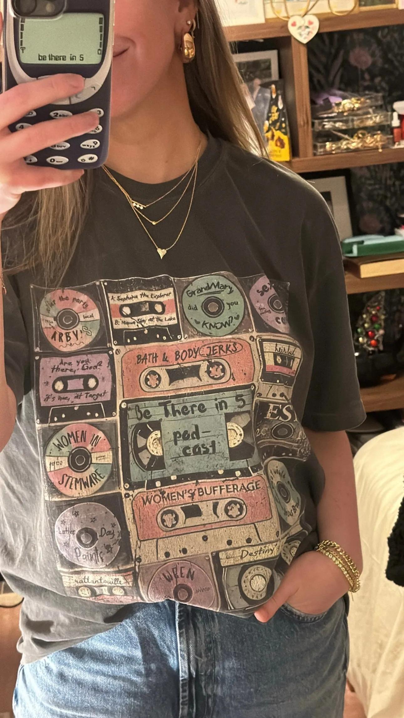 Be There in Five Episode Titles Mixtape Unisex Garment-Dyed T-shirt