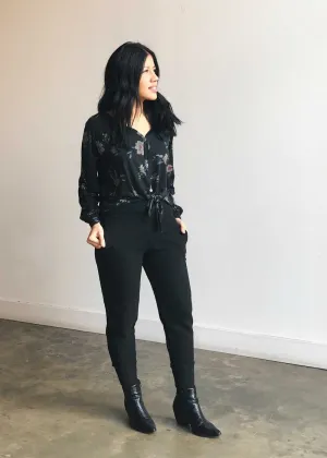Bella Floral Tie Top