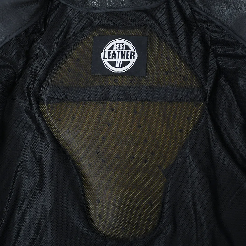 BLACK PANTHAR Motorcycle Leather Jacket