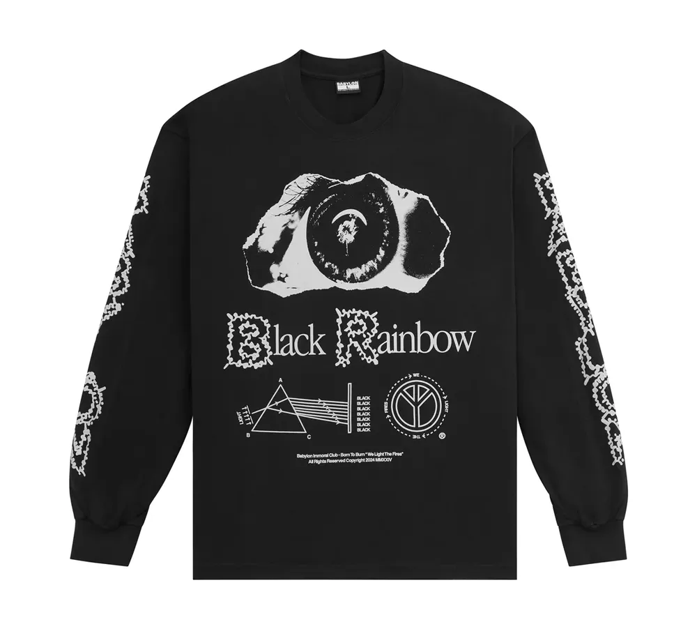 Black Rainbow L/S T-shirt