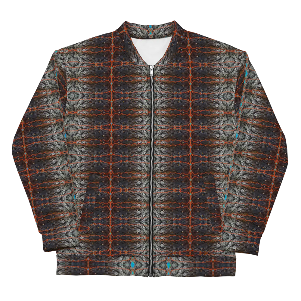 Bomber Jacket (Unisex)(Rind#12 Tree Link) RJSTH@Fabric#12  RJSTHW2021 RJS