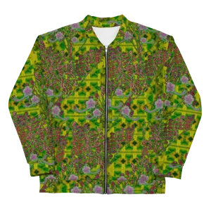 Bomber Jacket (Unisex)(WindSong Flower) RJSTH@Fabric#5 RJSTHW2022 RJS