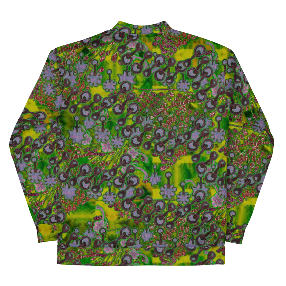Bomber Jacket (Unisex)(WindSong Flower) RJSTH@Fabric#5 RJSTHW2022 RJS