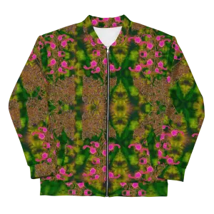 Bomber Jacket (Unisex)(WindSong Flower) RJSTH@Fabric#7 RJSTHW2022 RJS