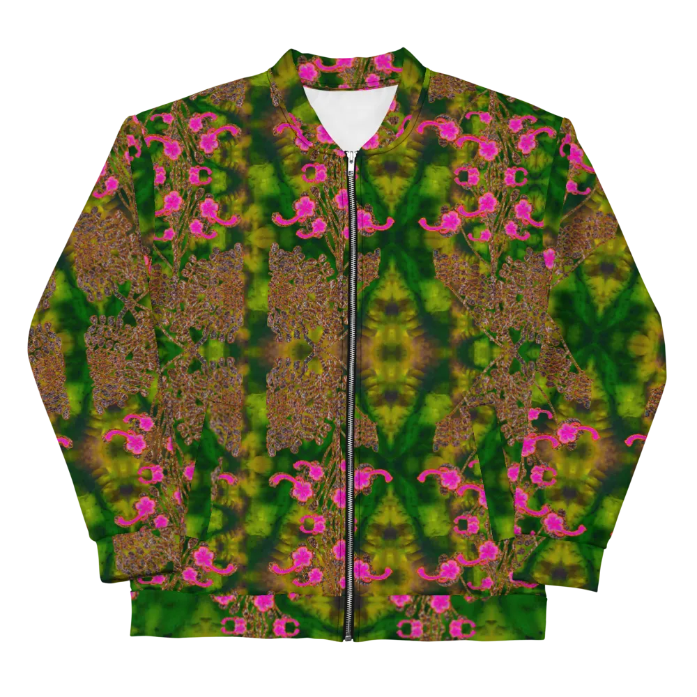 Bomber Jacket (Unisex)(WindSong Flower) RJSTH@Fabric#7 RJSTHW2022 RJS