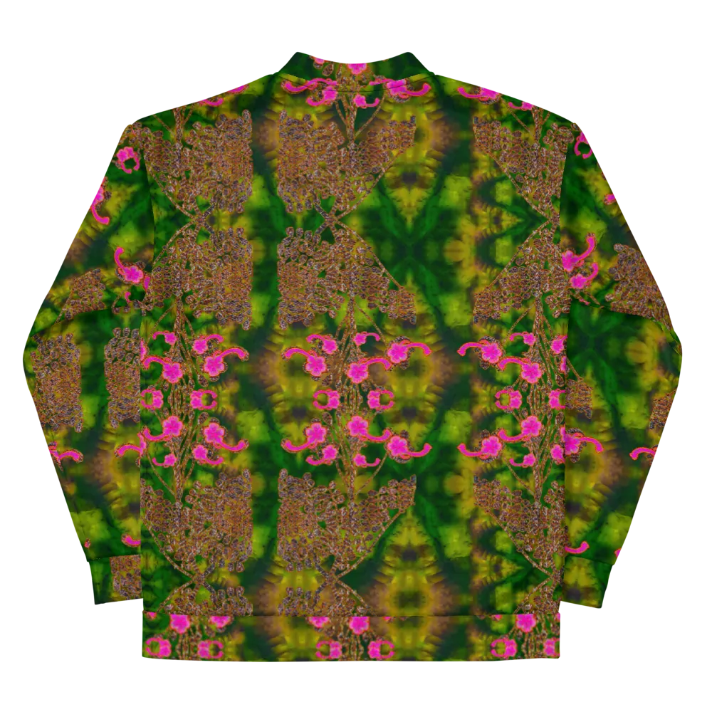 Bomber Jacket (Unisex)(WindSong Flower) RJSTH@Fabric#7 RJSTHW2022 RJS