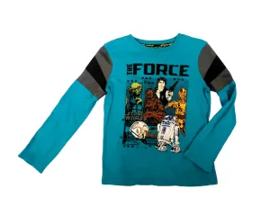 BOY SIZE MEDIUM (5/6 YEARS) STAR WARS, Graphic T-shirt VGUC B31