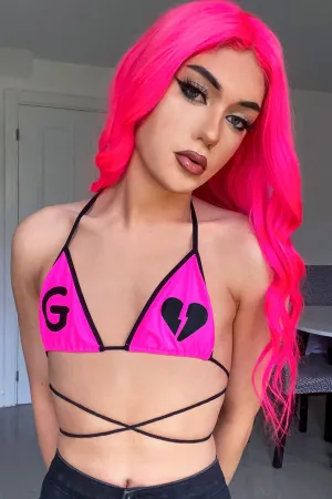 Break Hearts Wrap Around Bikini Top