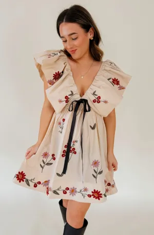 BRITNIE FLORAL MINI DRESS