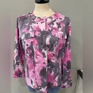 Bundle Jackets &amp; silky lace Top with Habitual  Skinny soft Jeans color Blue
