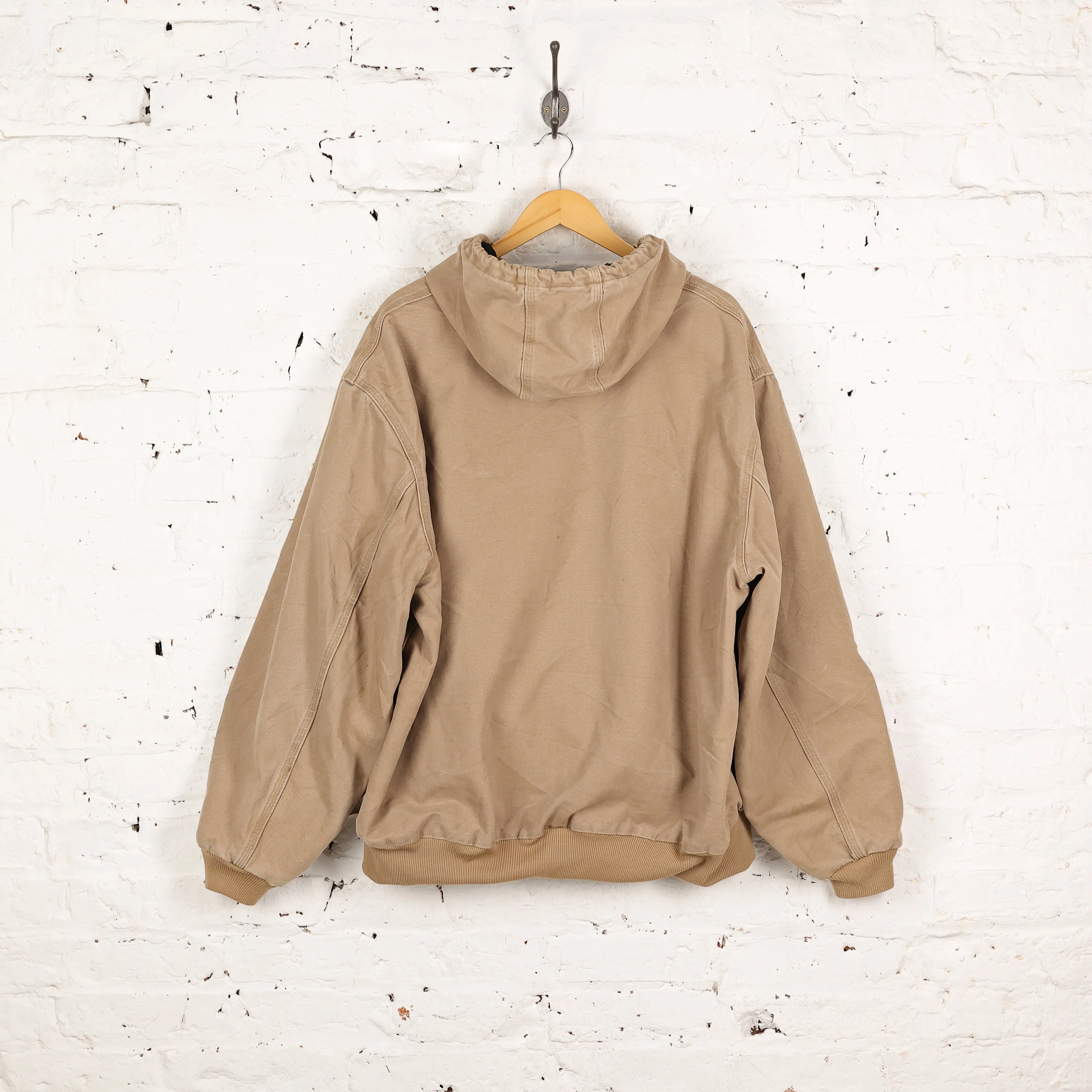 Carhartt Hooded Work Jacket - Beige - XXL