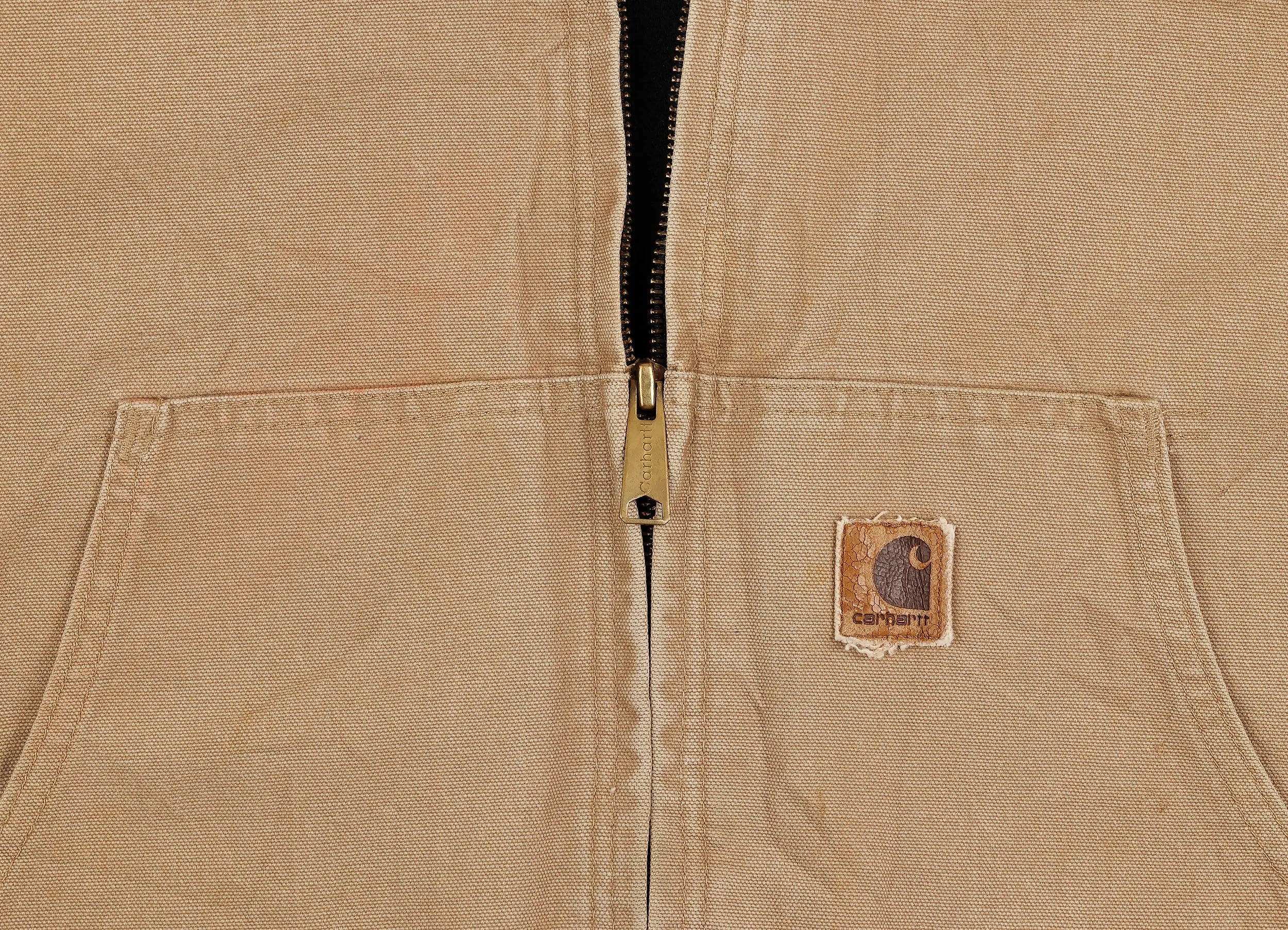 Carhartt Hooded Work Jacket - Beige - XXL