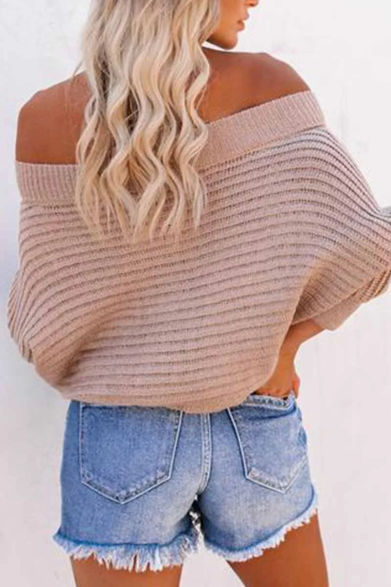 Chicindress Sexy Striped Off-shoulder Sweater