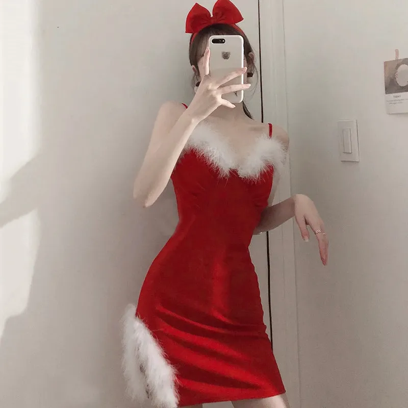 christmas slip dress  KF83060