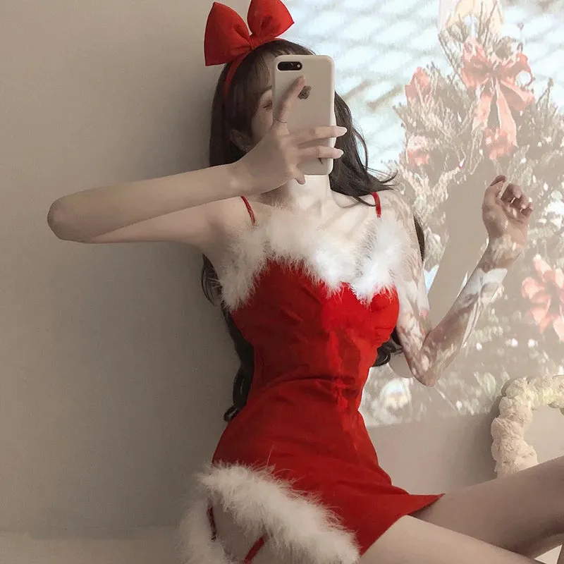 christmas slip dress  KF83060