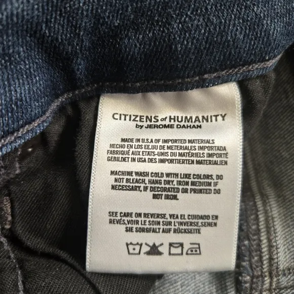 Citizens of Humanity Chrissy Uber High Rise Skinny Jeans Size 27