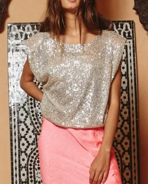 City Nights Sequins Top