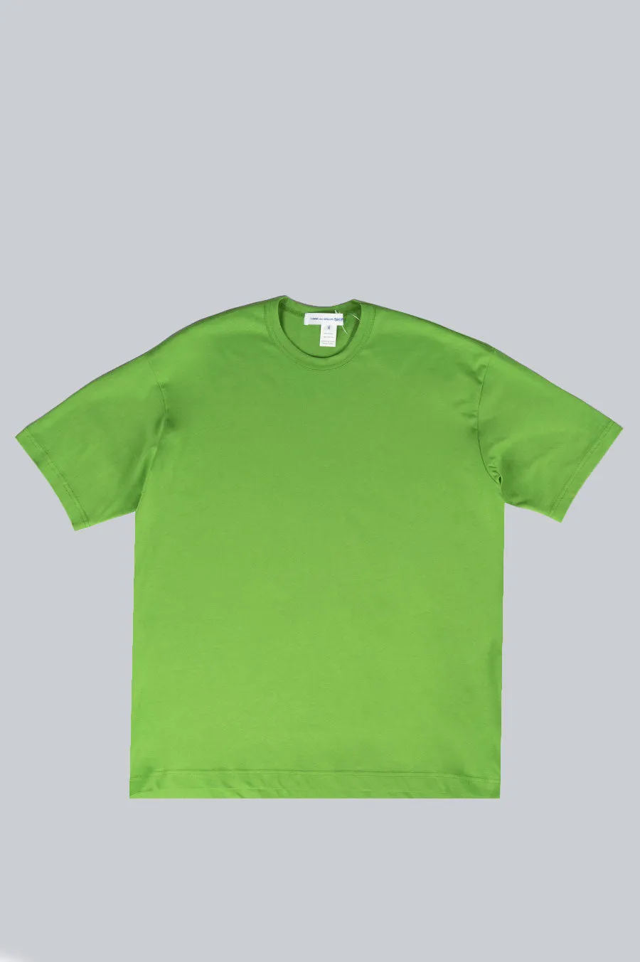 COMME DES GARCONS SHIRT LOGO OVERSIZED T-SHIRT GREEN