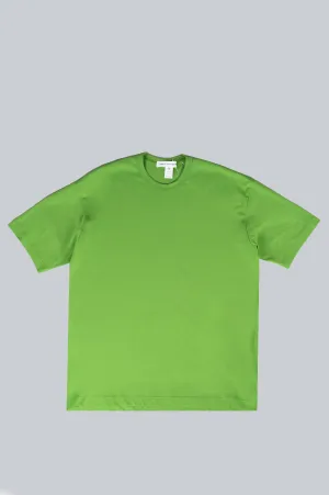 COMME DES GARCONS SHIRT LOGO OVERSIZED T-SHIRT GREEN